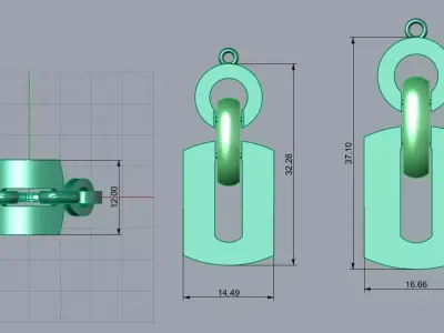 Light mini set without stones 3D print model