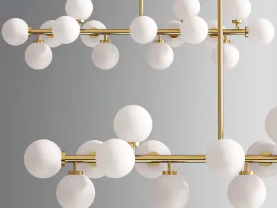 Contemporary Led Pendant Light 3D model