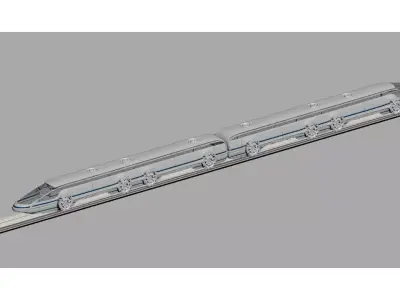 Concept Train 3D model