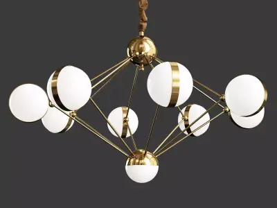 ARDO CHANDELIER 2 Low-poly 3D model