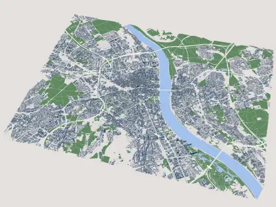 Bonn City Germany 3D model