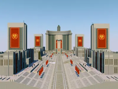 Sovjet USSR Parade Square 3D model