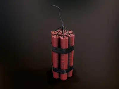 Dynamite Pack - 7 - PBR Low-poly 3D model