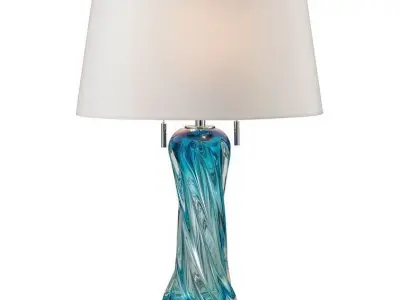 Aurigae Crystal Table Lamp - 3 Colour 3D model