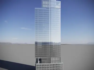 1 Leadenhall Street Tower - London Skyscraper 3D model