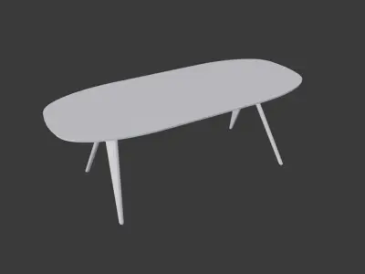 3D model Dinner table 3D model