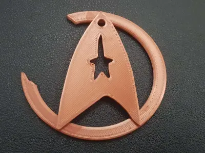 Star Trek II The Wrath of Khan Pendant 3D print model