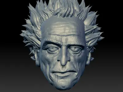 Realistic Cartoon Scientist 3D print model