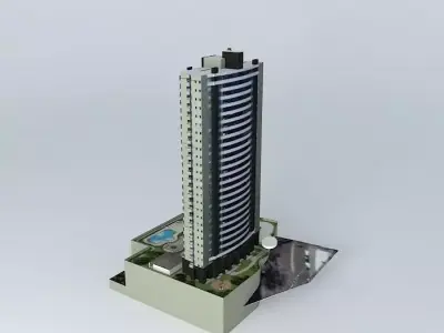 Sunset Residence e Sunset Executive  Novo Hamburgo Free 3D model