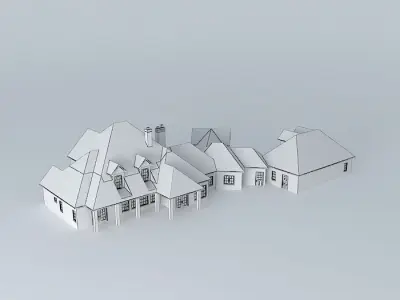 Stately House Free 3D model