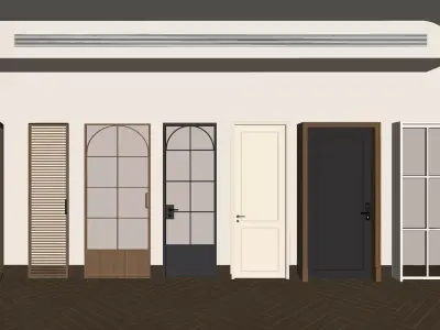 bedroom door 3D model purchase