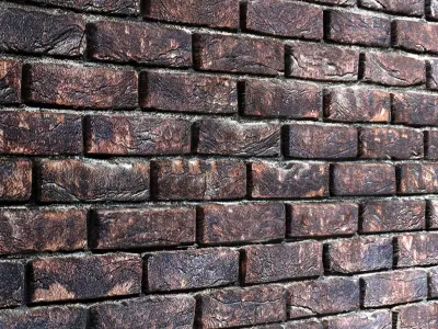 Bricks brickwork 3D model