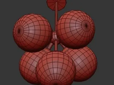 Modo Chandelier 5 3D model