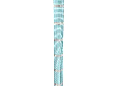 432 Park Avenue 3D model