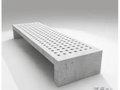 BENCH ESCOFET MAY 3D model