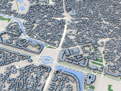 Bucuresti Romania 3D model