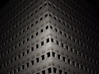 Office building Free low-poly 3D model