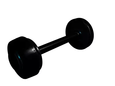 Futuristic Smart Adjustable Dumbbell Low-poly 3D model