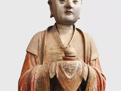 Deity Statue Sculpture19 3D model