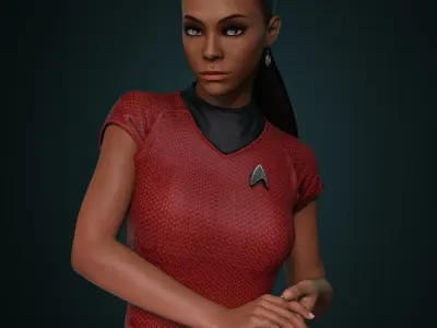 Kelvin Uhura For G8F 3D model