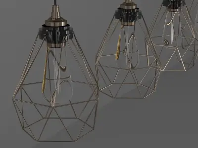 Roof Hanging Lights 3D model