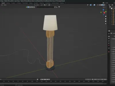 Nautical Stand Lamp 3D model