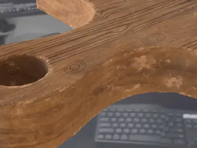  Used Cutting Board - Lowpoly 