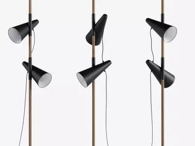 Floor lamp Cone BoConcept 3D model