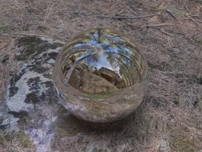 HDR FOREST ROCK 1 3D model