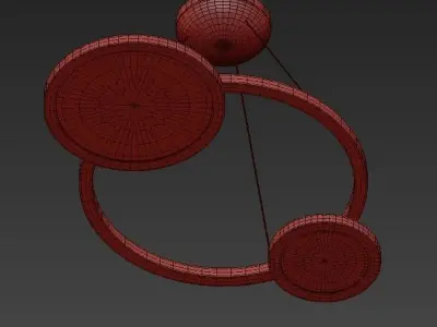 Eclisse Pendant Light 3D model