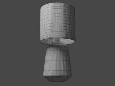 Lamp 3D Model table with shade 3D model purchase
