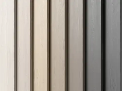 Wood materials Oak - 7 colors - set 08 Texture