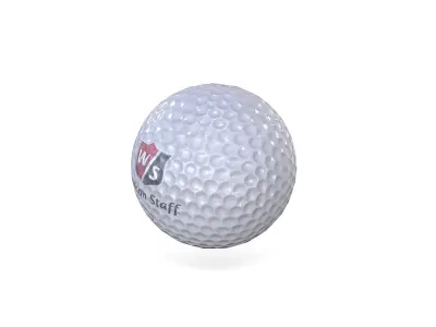  Golf Ball Low-poly PBR 
