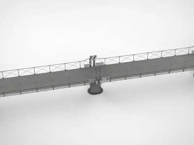 sci-fi bridge 1 3D model