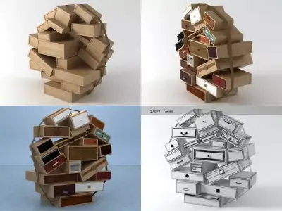 Chest of drawers 3D model