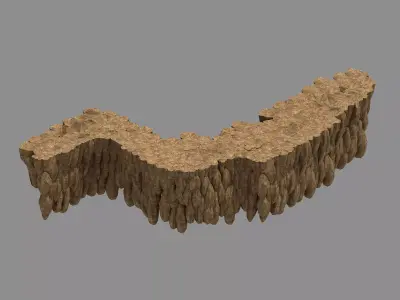 City Gate - Stone 06 3D model