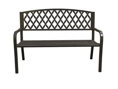 Park Bench 03 - Game-ready - PBR Low-poly Low-poly 3D model