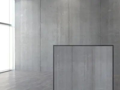 Concrete wall with circle in middle Texture