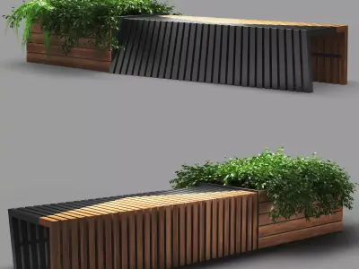 bench1151 -3-5 3D model
