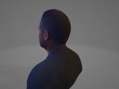 Character No 8  Not Rigged 3D model Low-poly 3D model