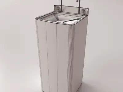Drinking Fountain 3D model