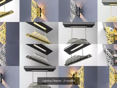 Lighting Objects  3D Model Pack