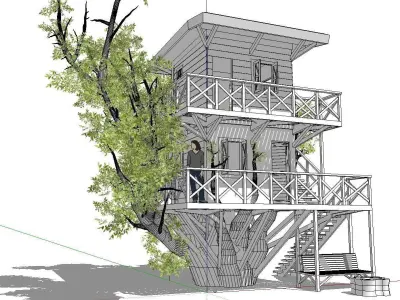 Creative Design-Holiday Cabin-053 3D model