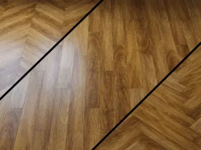 Quartz-vinyl tile Alpine Floor Ultra ECO5-22 Pine forest 3D model