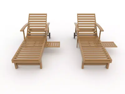 Sun Lounger 28 3D model