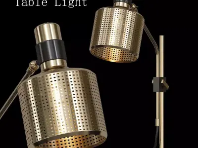 Riddle Single Table Light 3D model
