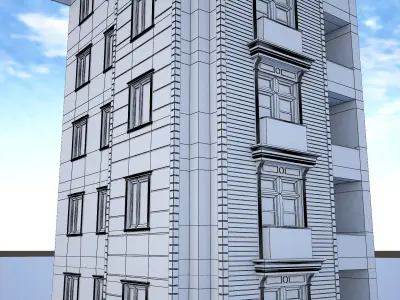  Ornate building 3d model 3D model