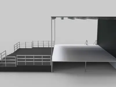 Stage Line SR12 - Concert Scene 3D model