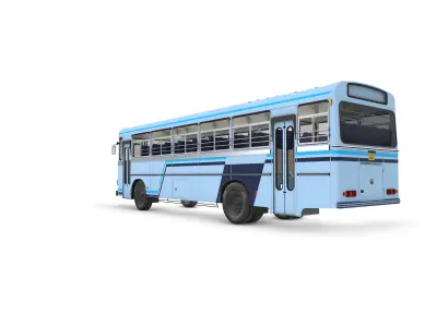 Lanka Ashok Leyland BS6 4 Low-poly 3D model