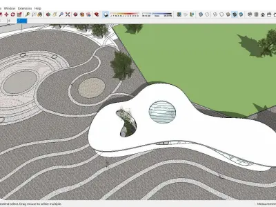 Sketchup Cultral Center A1 3D model